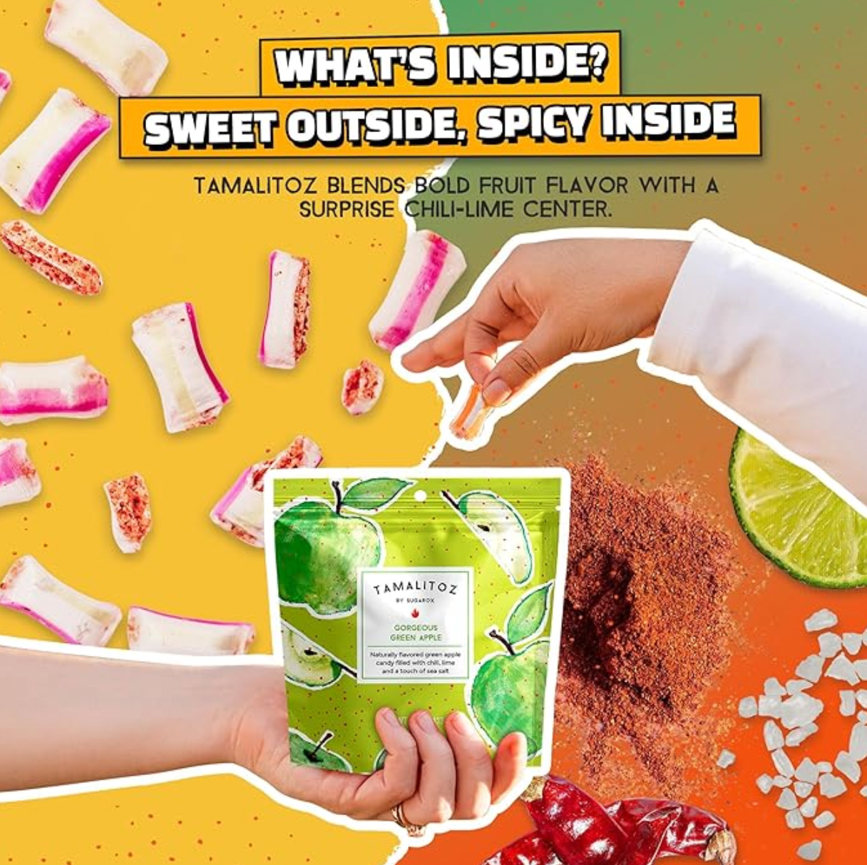 Sugarox Candy Studio LLC – wholesale Boiled sweets – Gorgeous Green Apple Tamalitoz1