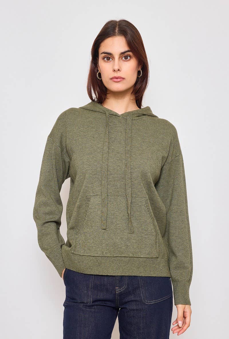 SUNNY STUDIO - Vendita all'ingrosso Felpa con cappuccio - Donna - Felpa con cappuccio e tasche6