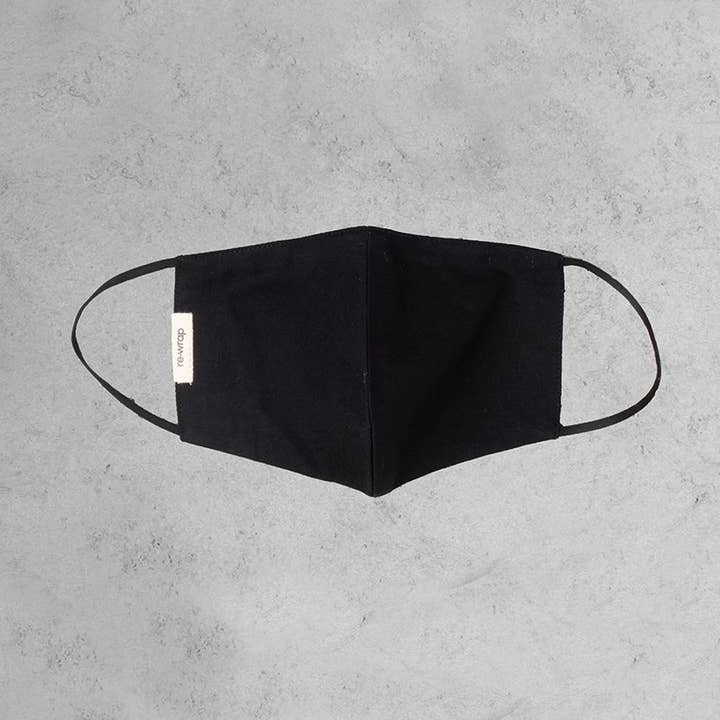 Wrapped Face Mask - Black for wholesale by re-wrap
