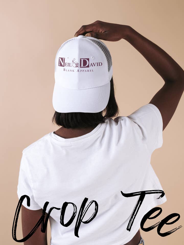 Laughing Giraffe - Wholesale T-shirt – women's - Women's Flowy Festival Crop Top T-shirt Boxy Tee -Blank1