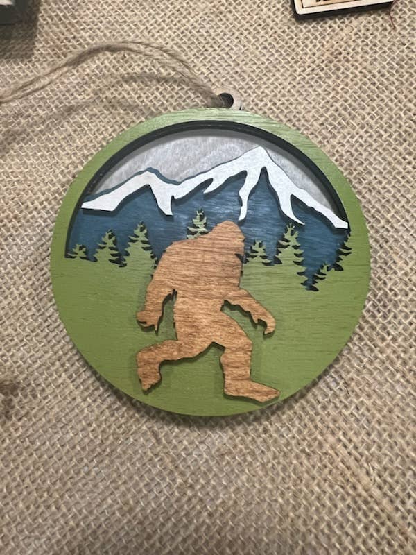 Bigfoot ornaments (Copy) for wholesale by Crafty Hands