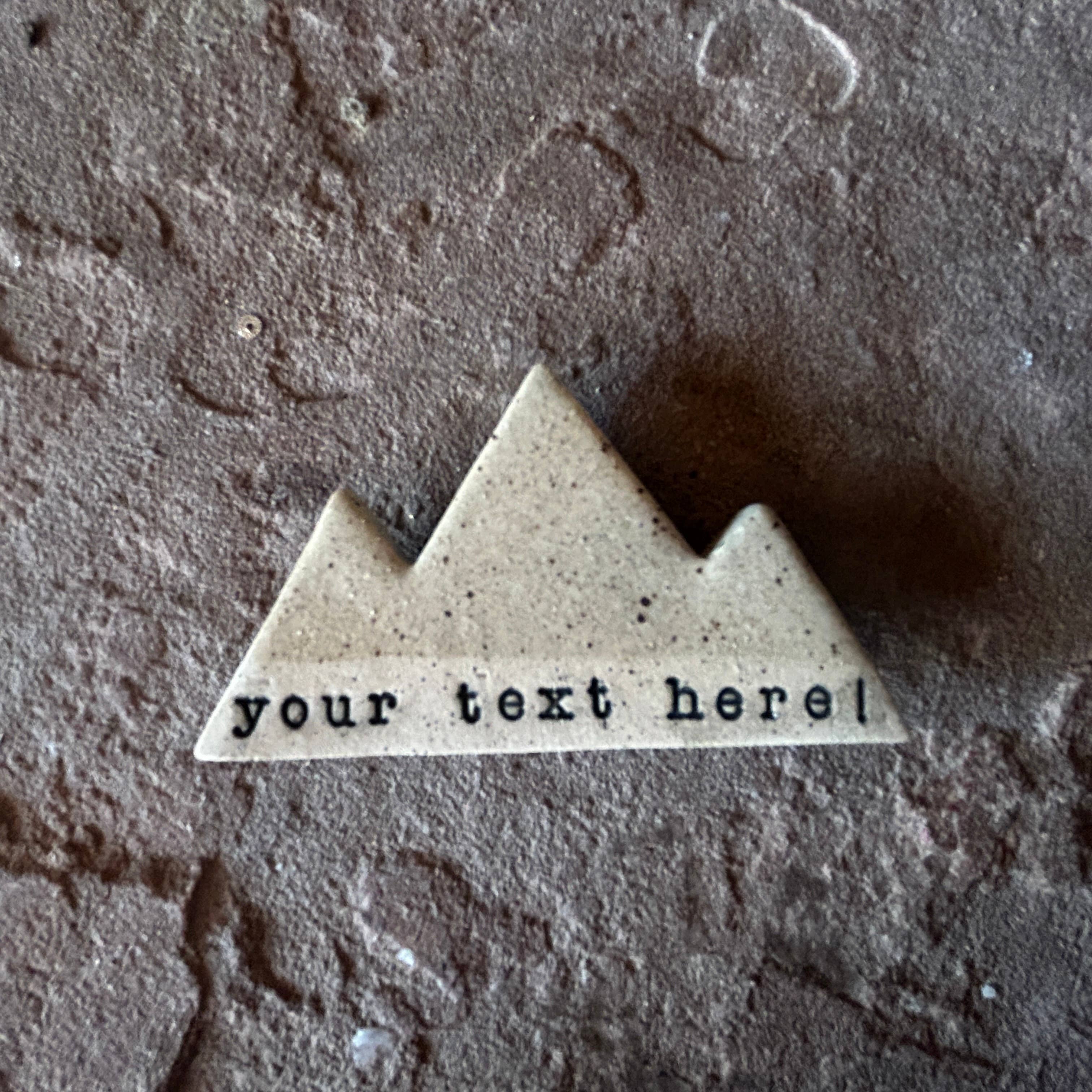 Mountain Bound Pottery - Wholesale Magnet - Customizable Mountain Magnet- MADE TO ORDER1