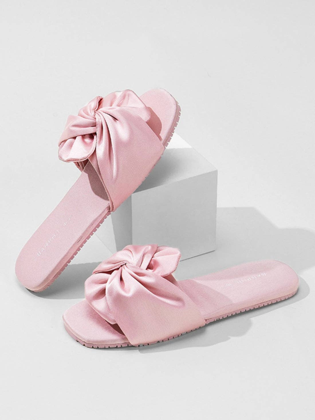 Ulivary - Wholesale Slippers - Women's - Luxury Silky Satin Bow Slippers for Home & Beach Style7