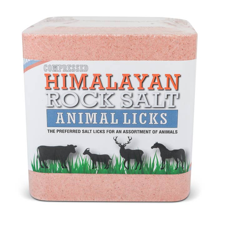 Himalayan Secrets - Vente Compléments alimentaires – hors chat et chien - Sel roche comprimé de l'Himalaya Animal Lèche 2,5 KG
