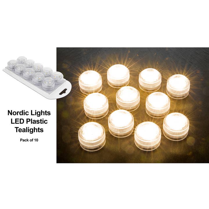 Nordic Lights Plastic LED Tealight for wholesale by Joe Davies