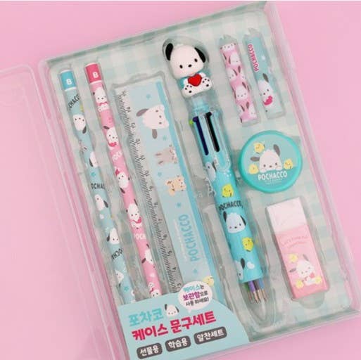 K-Wonderland - Vendita all'ingrosso Set di cartoleria/cancelleria - Set astuccio con matite, penne e accessori Sanrio per scuola e ufficio12