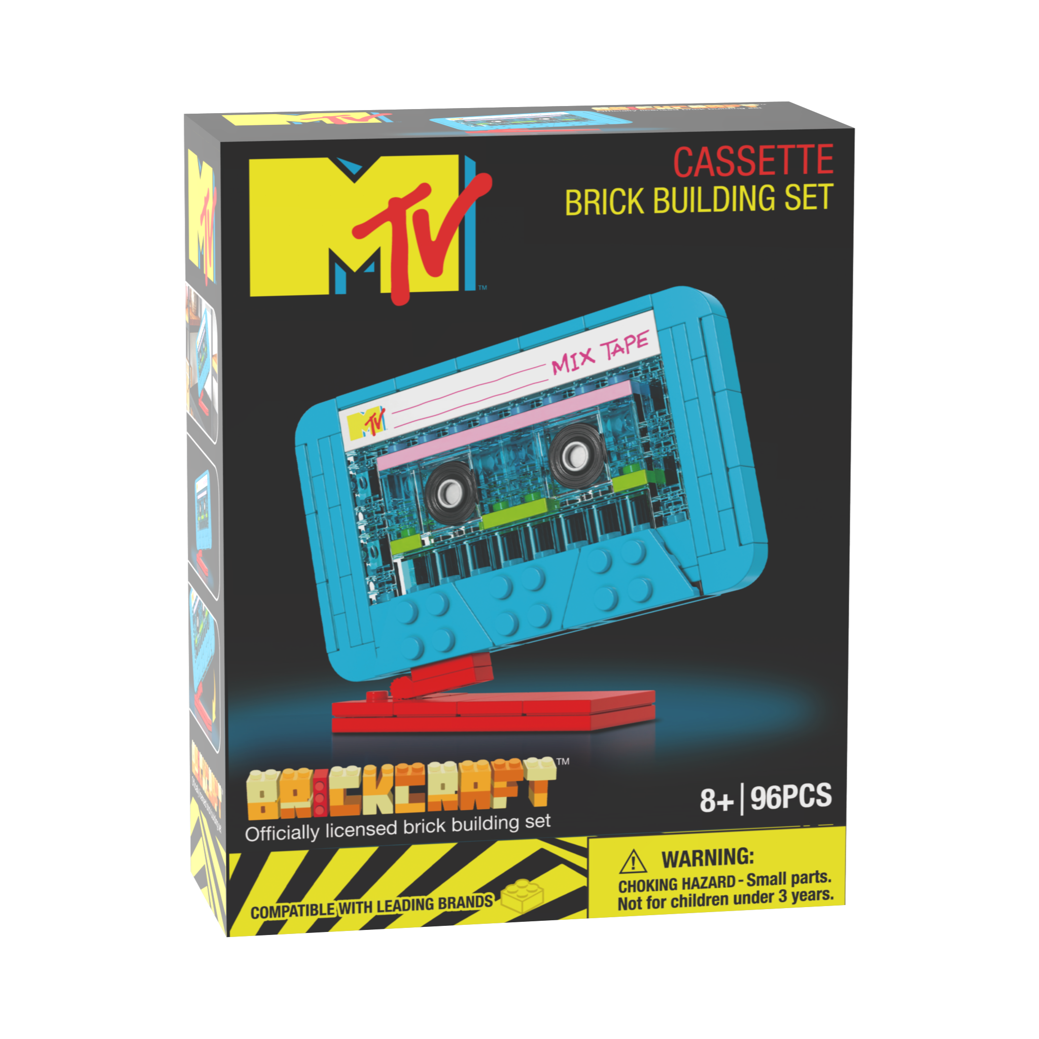 Brickcraft - Wholesale Building Set - Kids - MTV Cassette Tape Brick Building Set8