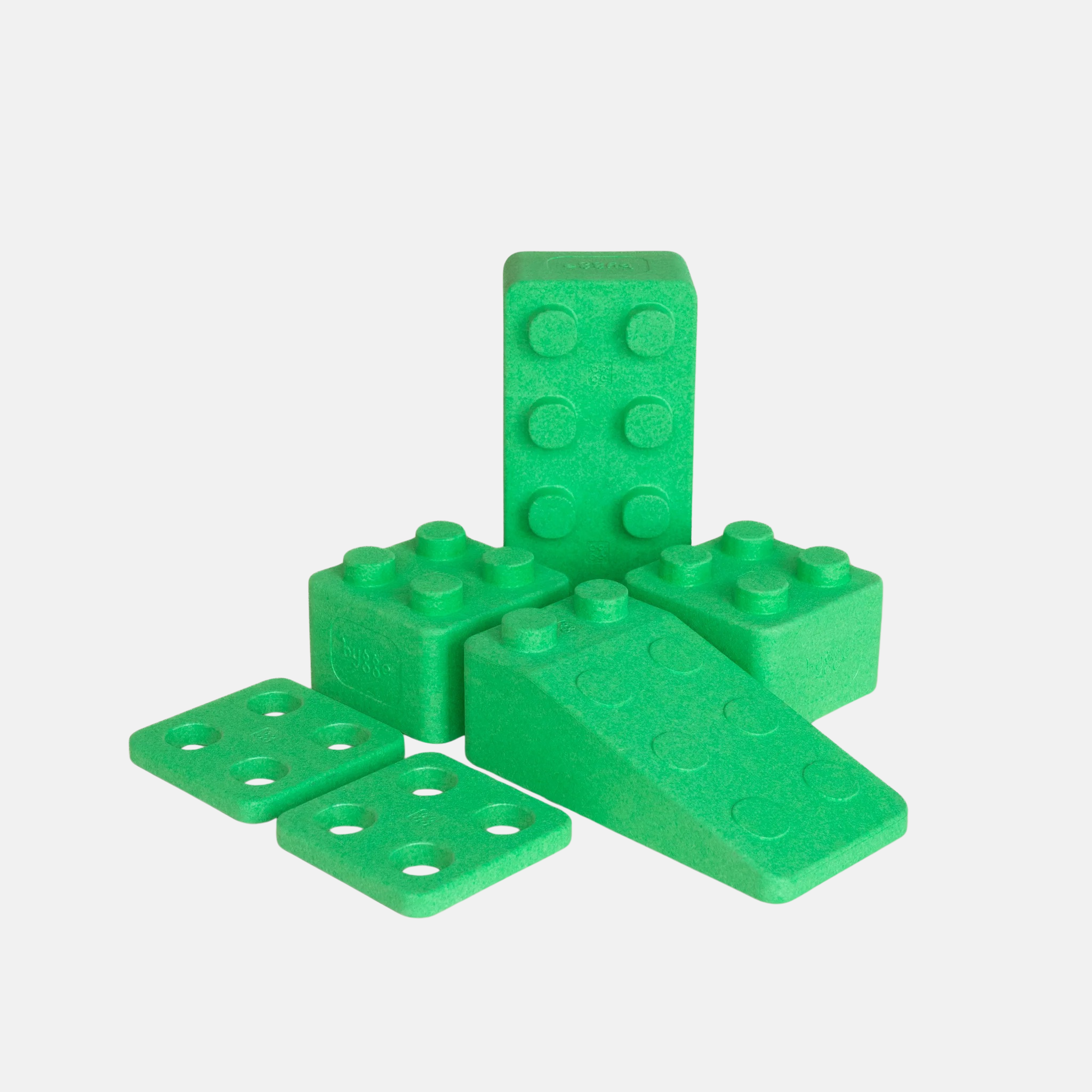 bygge - Wholesale Building Set - Kids - bygge - Basic Set "MONOKROM" (6 pieces)8