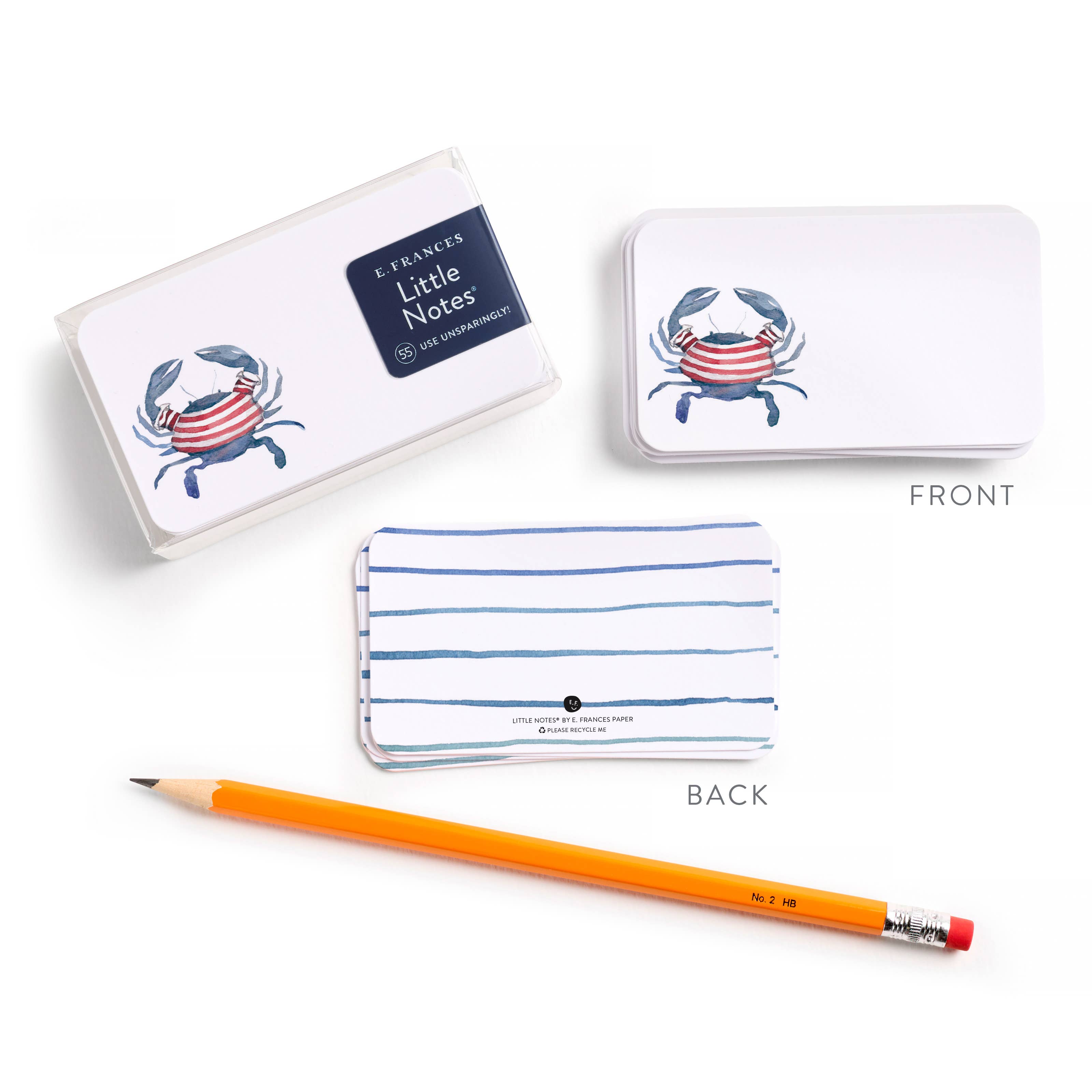 E. Frances Paper - Wholesale Stationery/Notecard Set - Crabby Little Notes®1
