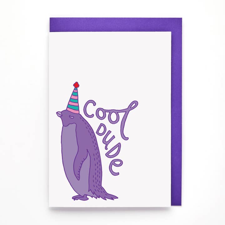Cool Dude Greeting Card | Male Birthday Card | Celebration for wholesale by You've Got Pen On Your Face