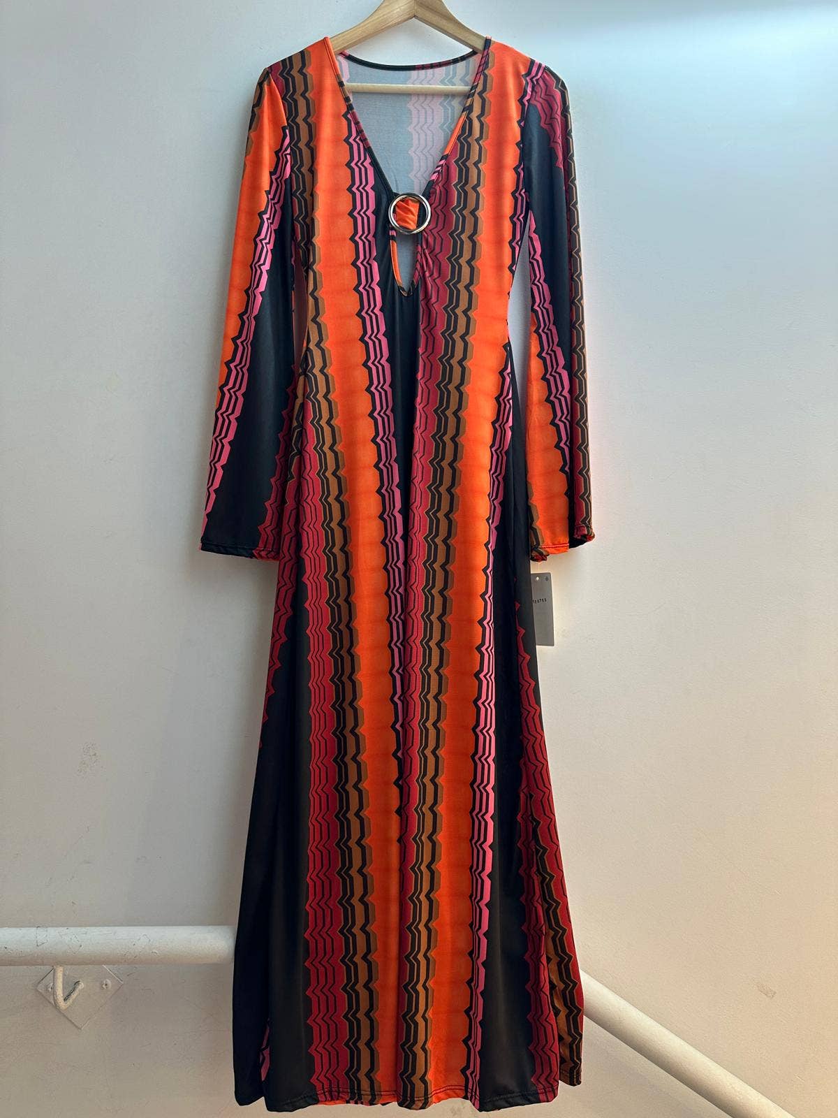 LORIANE - Venta al por mayor Vestido - Mujer - 6758 Vestido largo estampado4