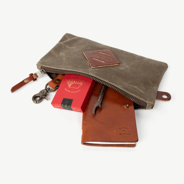 Bradley Mountain - Wholesale Pouch - Unisex - Zip Pouch - Field Tan1