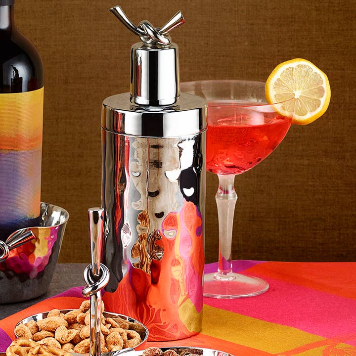 Mary Jurek Design Inc - Wholesale Cocktail Shaker - Helyx Cocktail Shaker w/Knot1