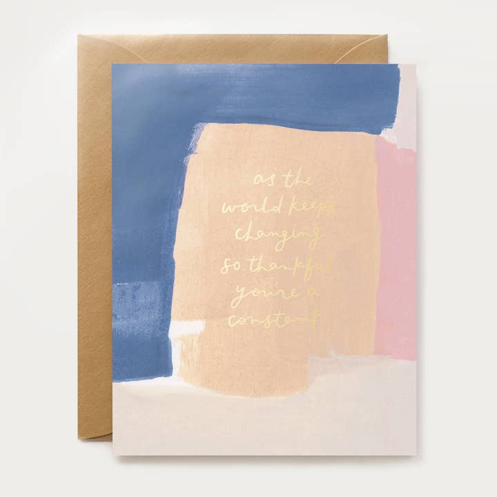 Our Heiday - Wholesale Friendship Card - World Keeps Changing Card