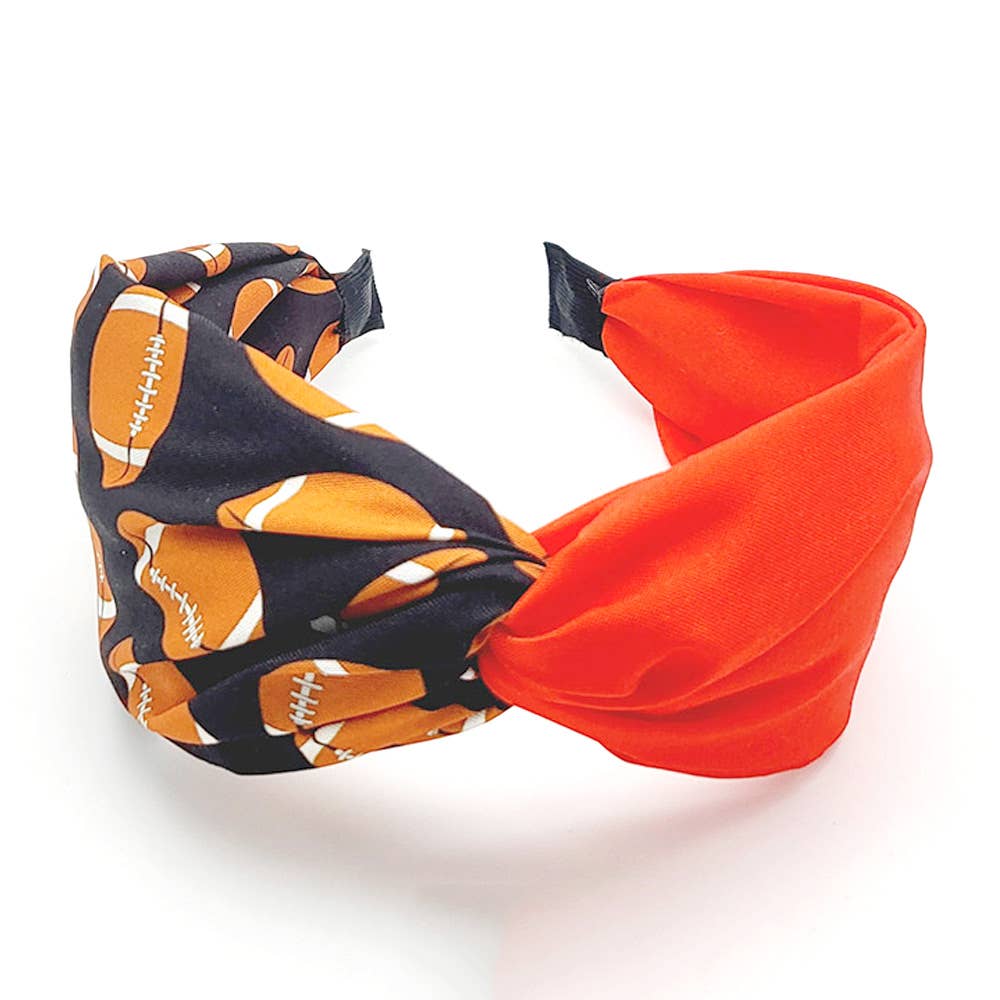 Sensibling Corp. - Wholesale Fashion Headband - Women's - Game Day Football Patterned Twisted Headband3