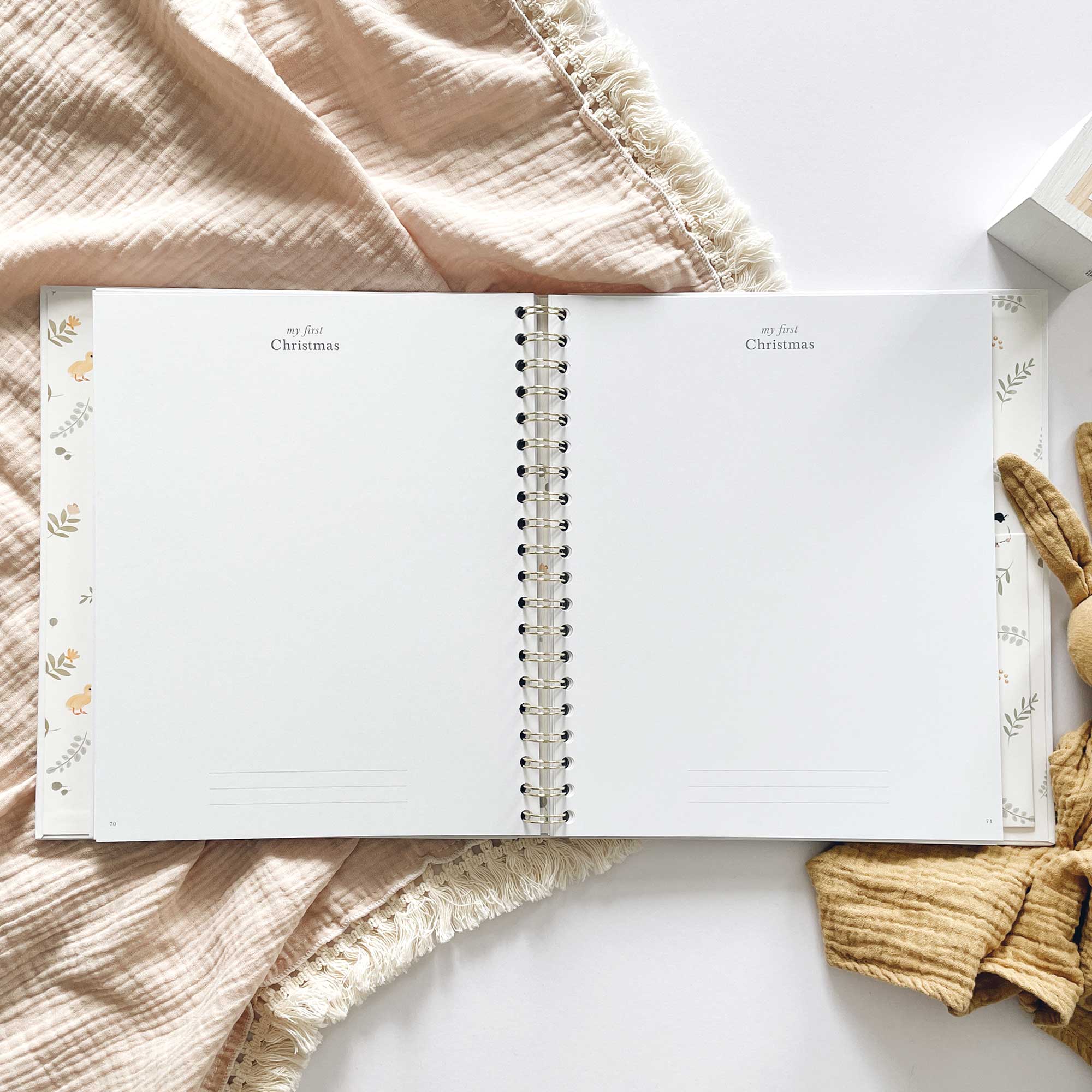 Blush And Gold - Wholesale Herinneringenboek - Kinderen en baby - My Baby Book (Dieren) luxe bewaarschrift met memory book + doos8