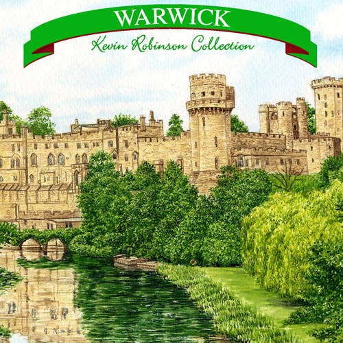 Warwickshire. Greeting Card, Warwick Castle for wholesale by Robinson Collection