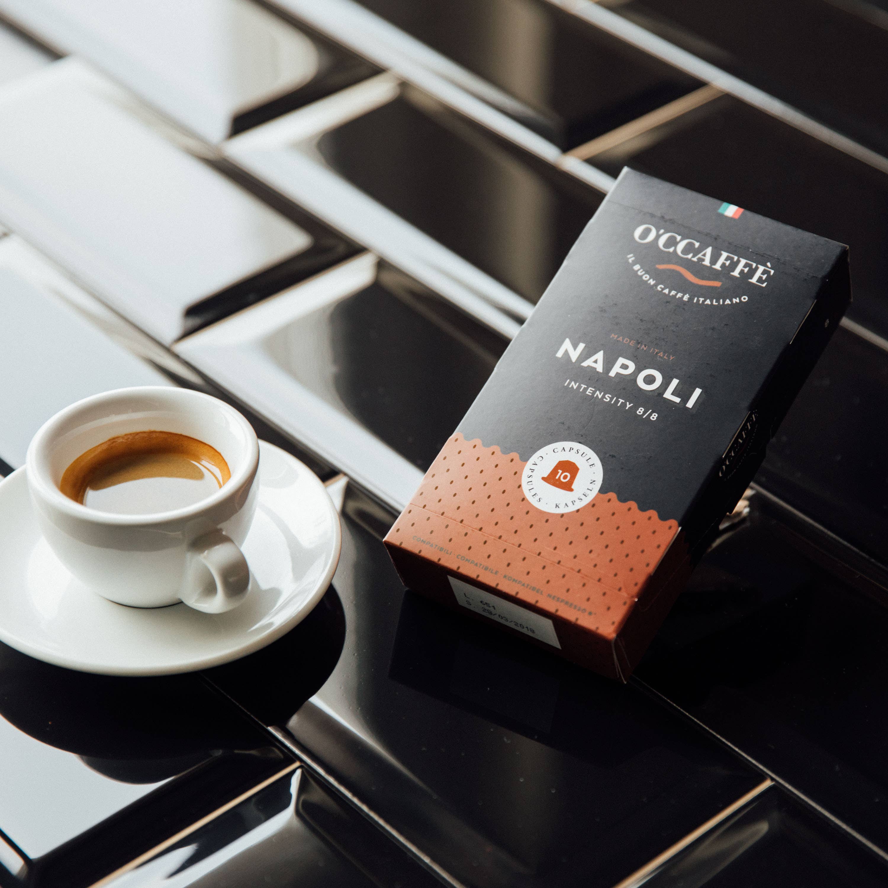 Italvi srl - Wholesale Coffee Pods - Nespresso compatibles capsule Aluminum - Napoli 1