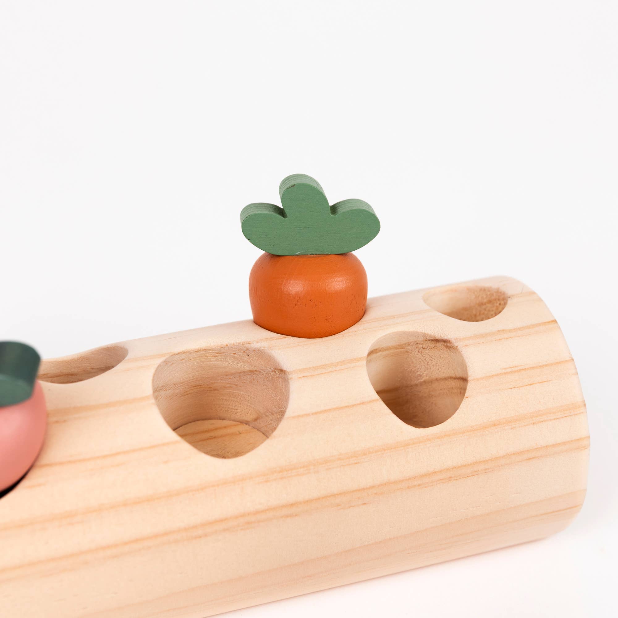 Egmont - Wholesale Wood Toy - Kids - Rabbit and Vegetables Log12