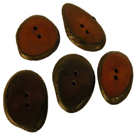 One World Projects - Wholesale Sewing Button/Snap - Small Tagua Sliced Buttons4