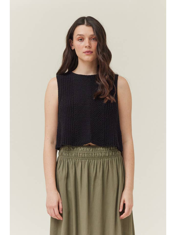 Grade & Gather - Wholesale Knit Sweater - Women's - 41900 -Â SUMMER CROP SWEATER TOP