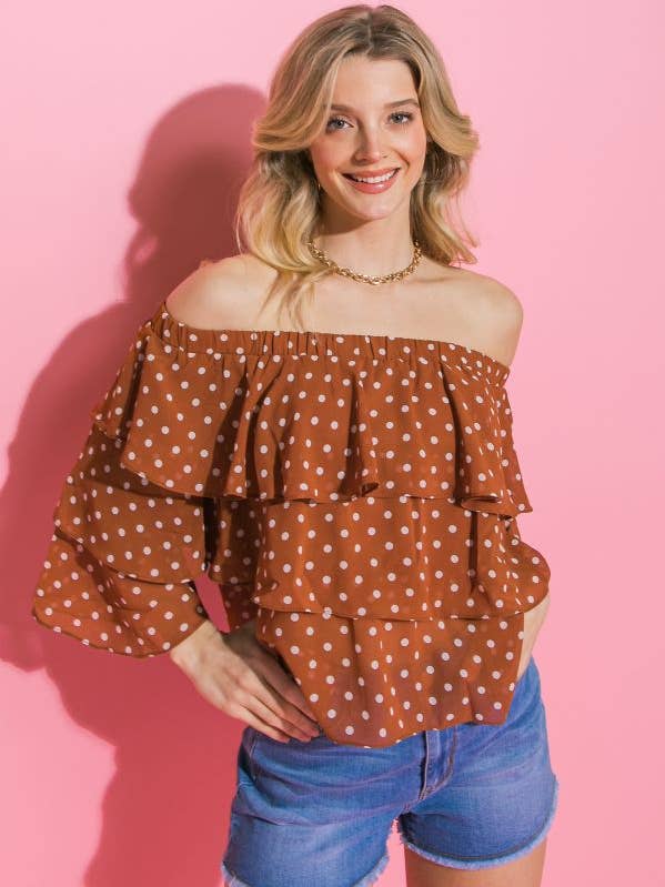 Un top in tessuto stampato IT11676 per la vendita all'ingrosso da parte di FLYING TOMATO