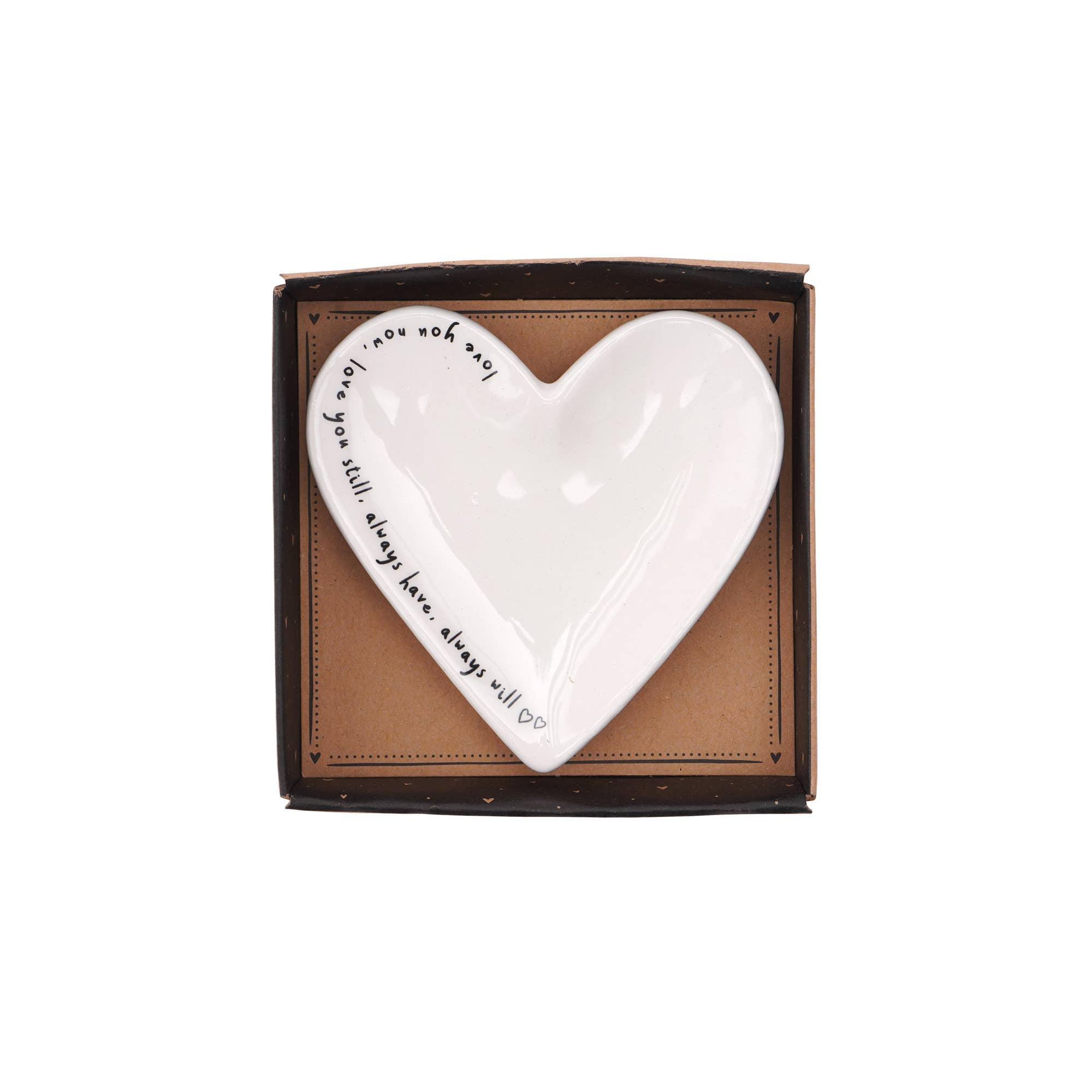 CGB Giftware - Wholesale Jewelry Dish - Send With Love Heart Ring Dish2