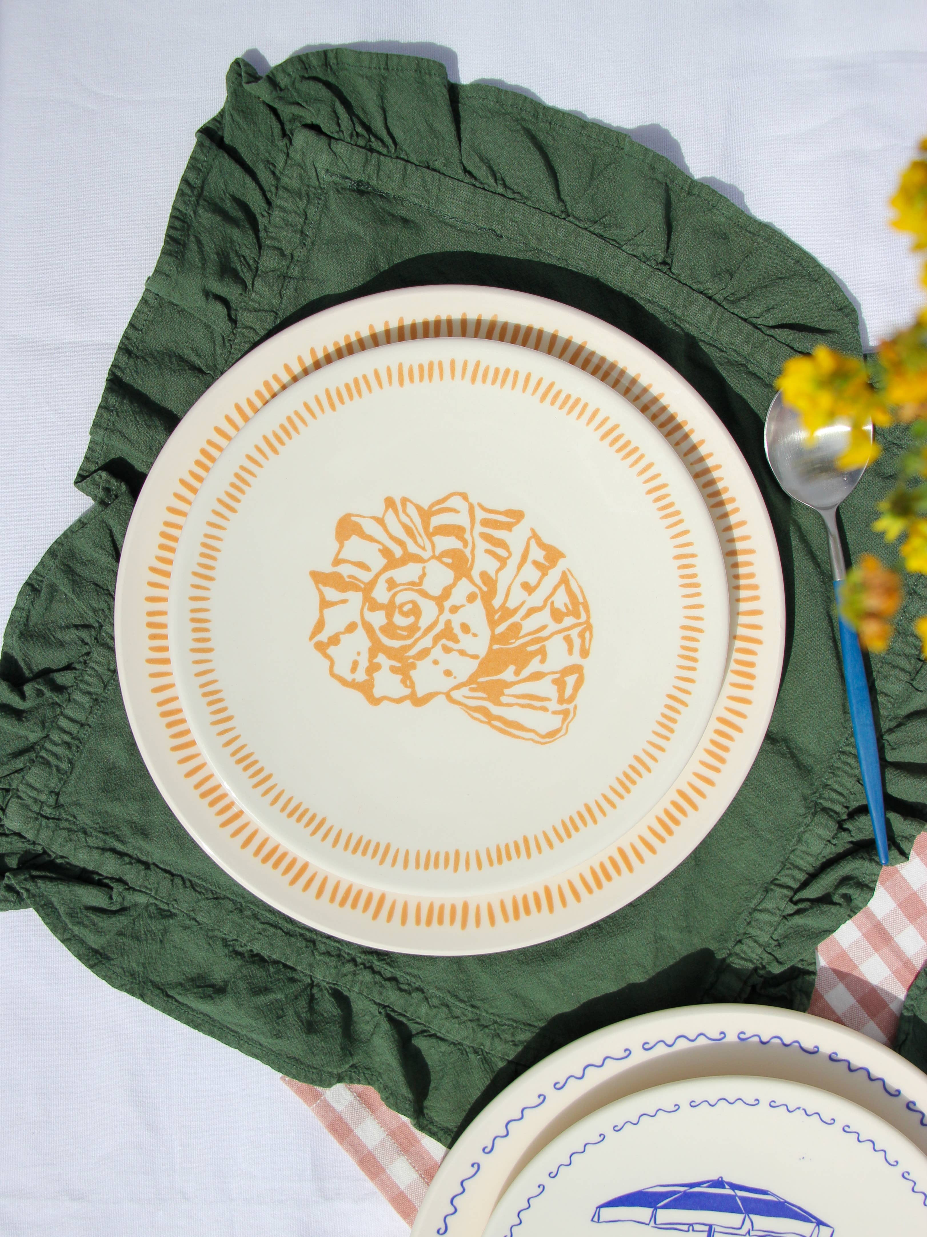 Pó de Barro - Wholesale Dinner Plate - Dinner Plate Yellow Vacay Mood 2