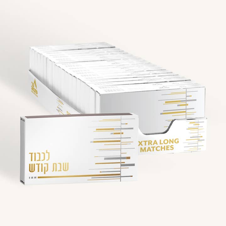 Jogos de Shabbos Extra Longos - 45 Jornas/Box - Pearl Box por atacado de Ner Mitzvah