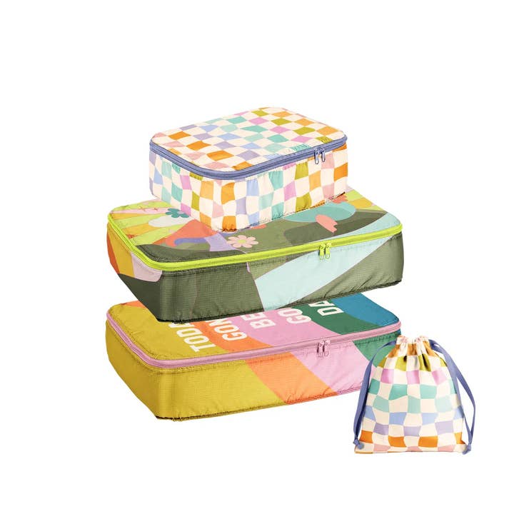 Talking Out of Turn - Wholesale Packing Cube - Good Day Packing Cube Set0