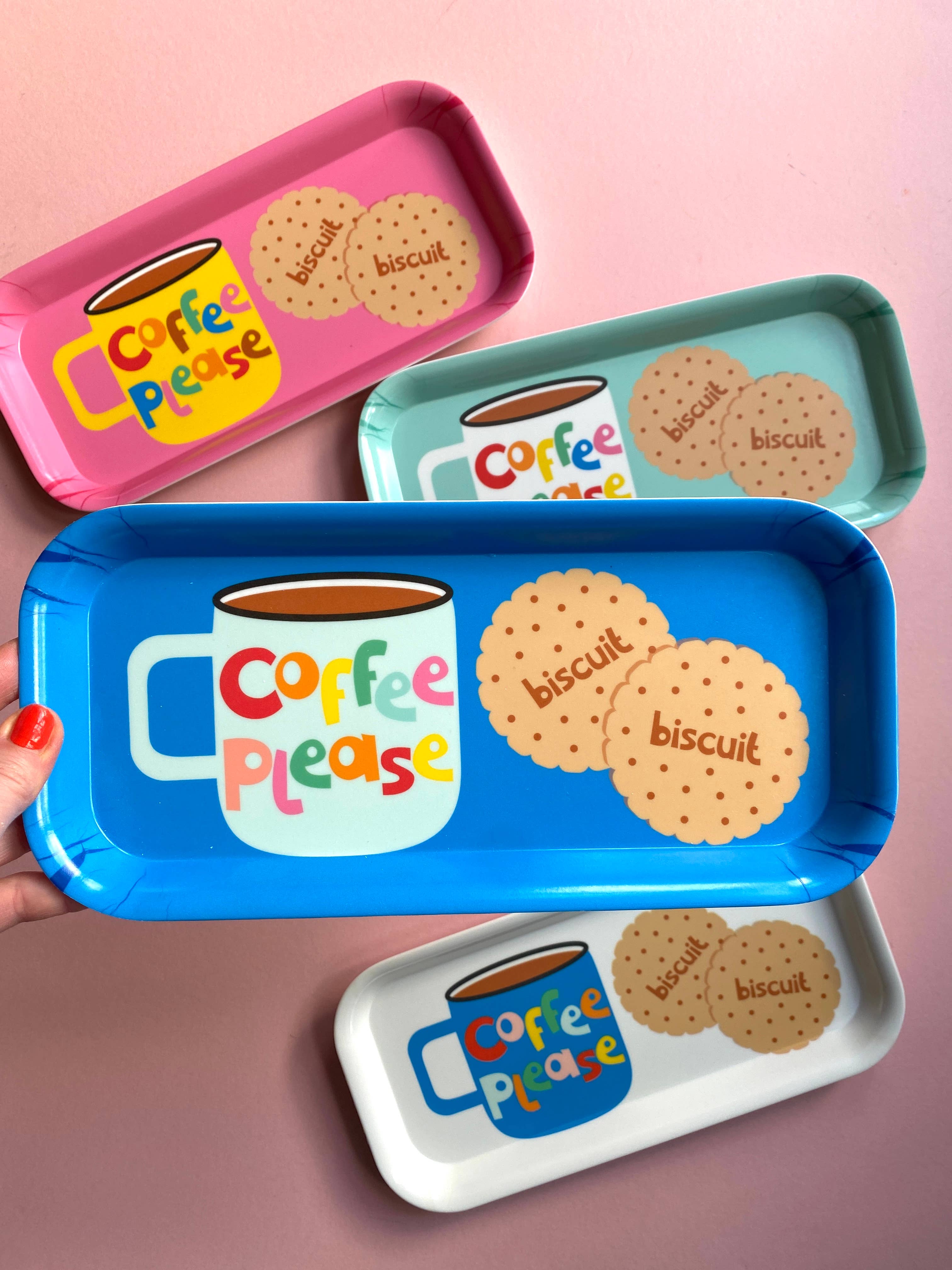Poppekins - Wholesale Serving Tray - Coffee and Biscuits Melamine Tray6