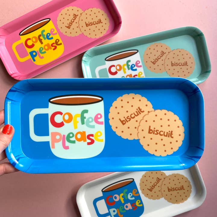 Poppekins - Wholesale Serving Tray - Coffee and Biscuits Melamine Tray6