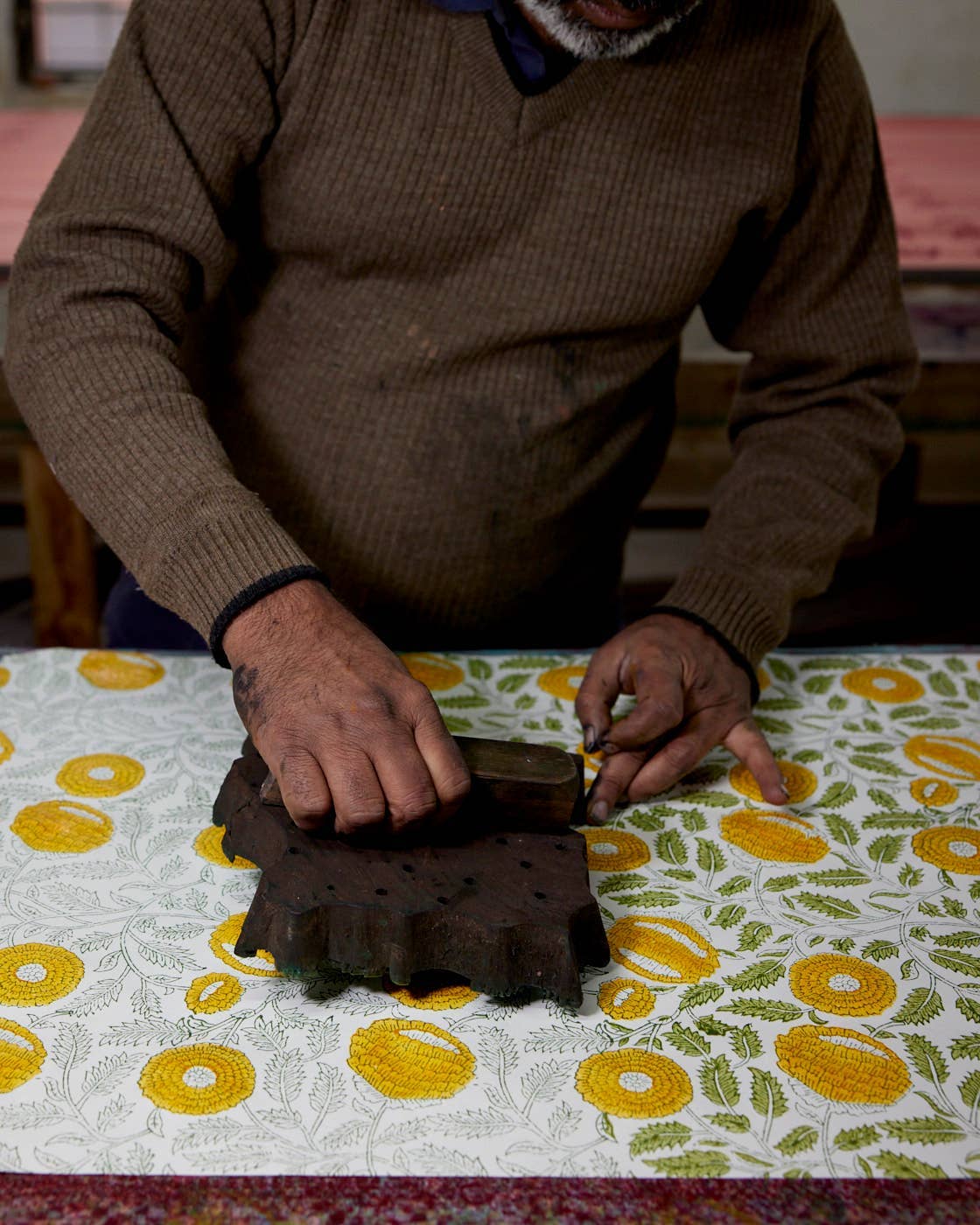 Paper Mirchi - Wholesale Gift Bag - Hand Block Printed Gift Bags (Small) - Sunshine9