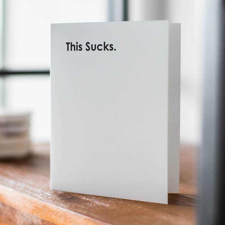 Cette Sucks Card pour la vente par Snarky Pants Studios