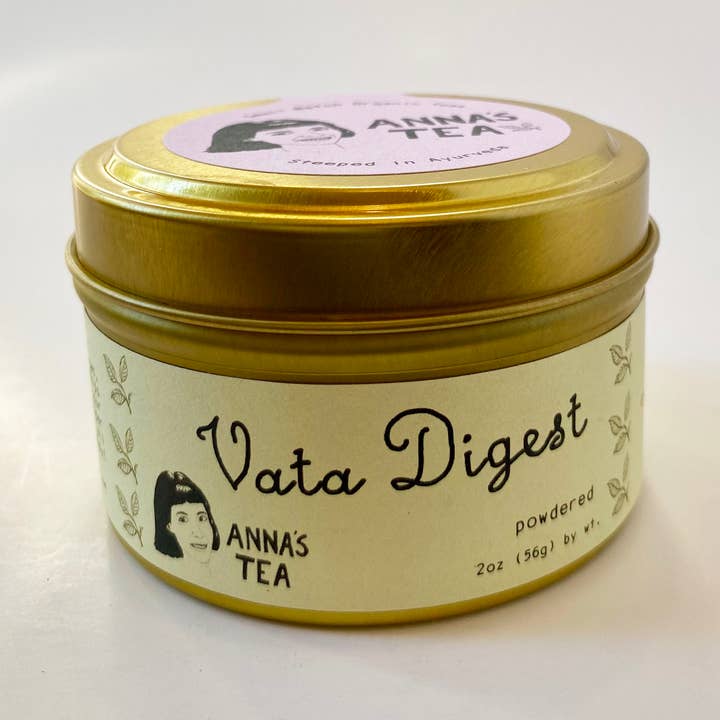 Vata Digest - Mélange ayurvédique biologique pour les gaz et les ballonnements pour la vente par Anna's Tea