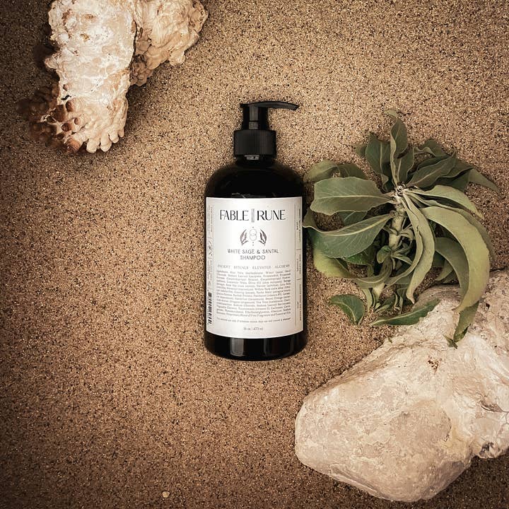 FABLERUNE - Wholesale Hair Shampoo - Hair Shampoo - White Sage & Santal - 16oz0