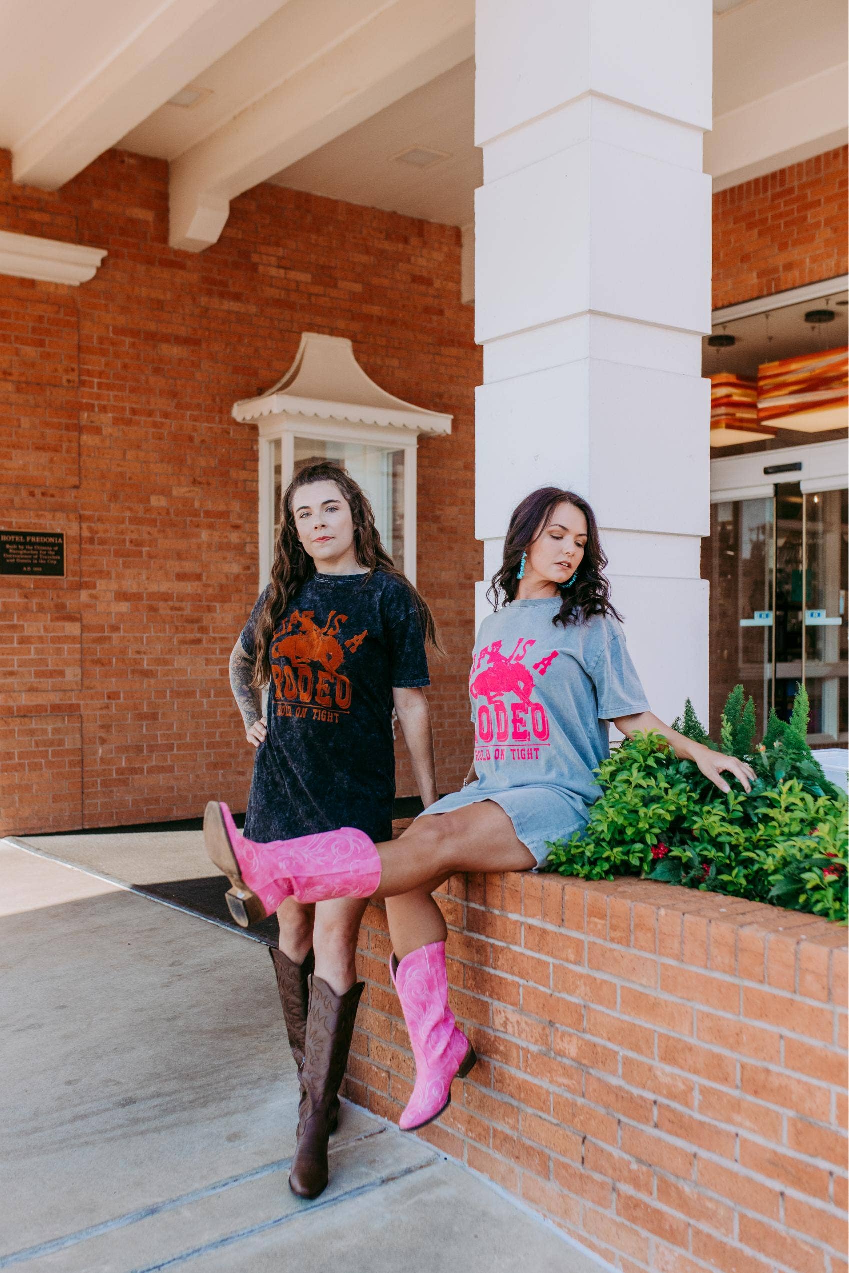 Gris Robe t-shirt en flocage minéral MK350 Rodeo - Charbon en vente sur Faire1