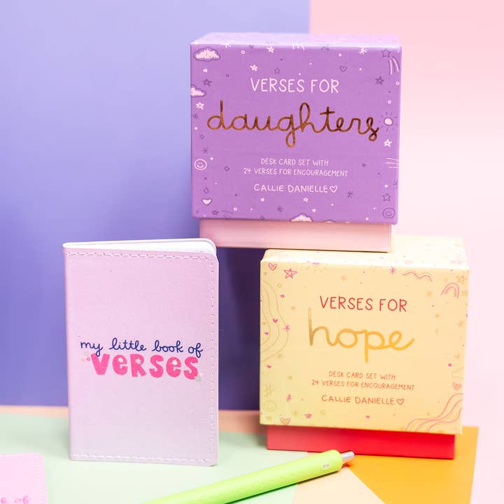 Callie Danielle - Wholesale Desk/Tabletop Sign - Verses For Hope Card Set