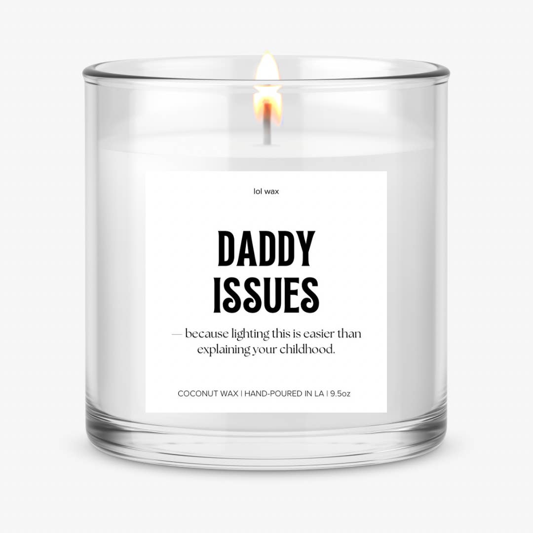lolwax - Wholesale Jar/Filled Candle - DADDY ISSUES, candle