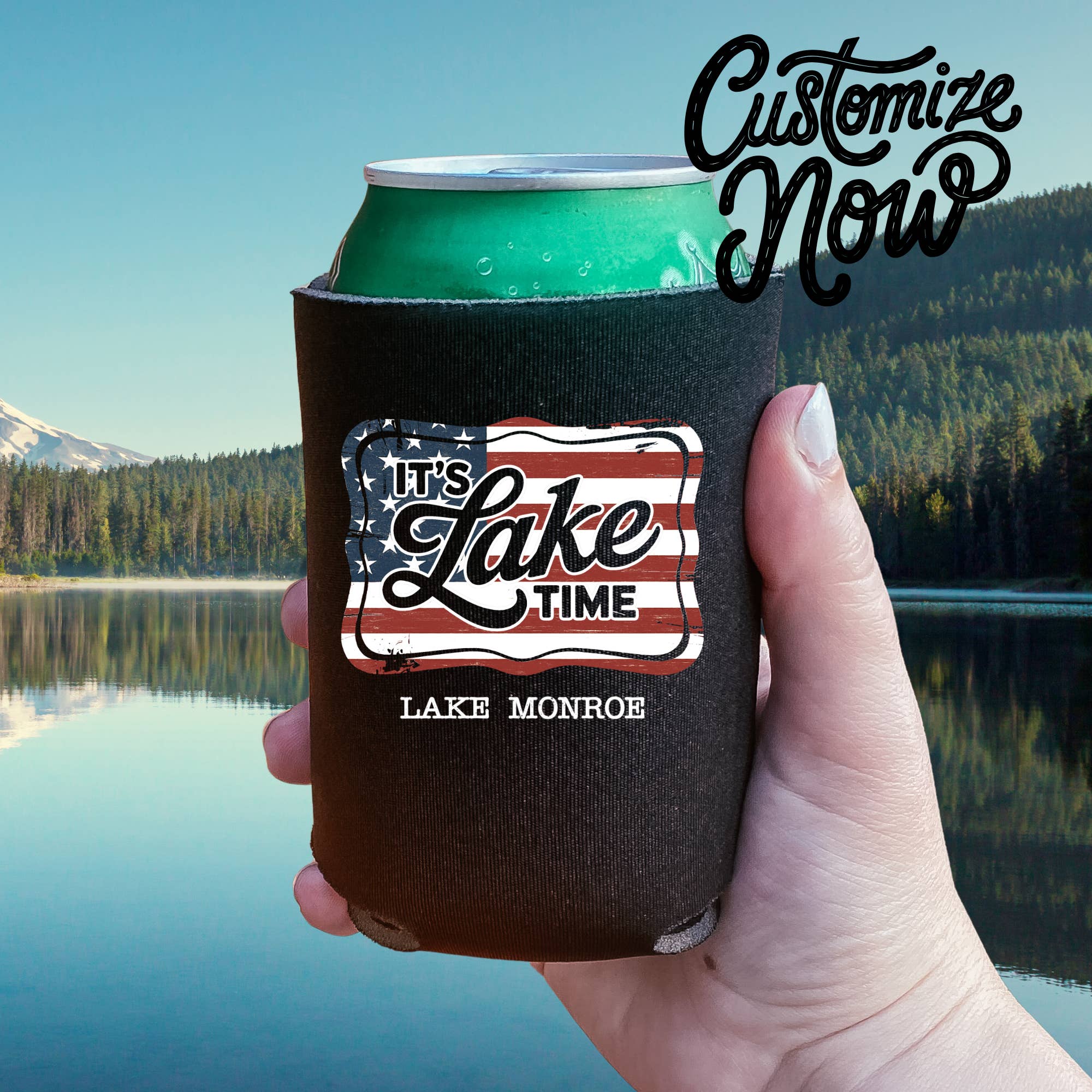 222 PARKSIDE - Wholesale Drink Huggers & Koozies -
Custom It’s Lake Time Can Cooler 2 – Personalized