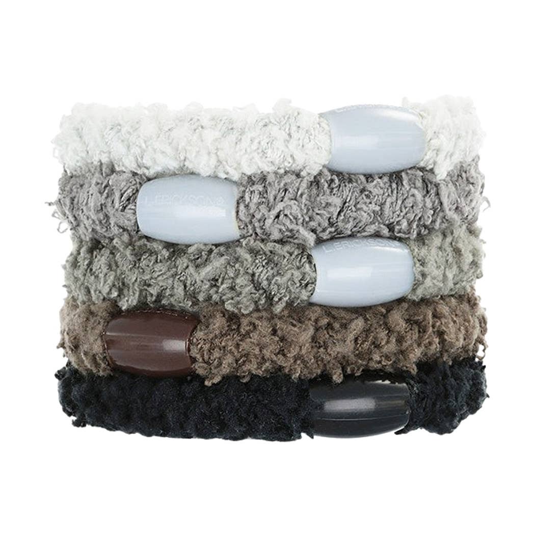 France Luxe/L. Erickson - Vente Élastique à cheveux - Paquet de 5 Cozy Pony3