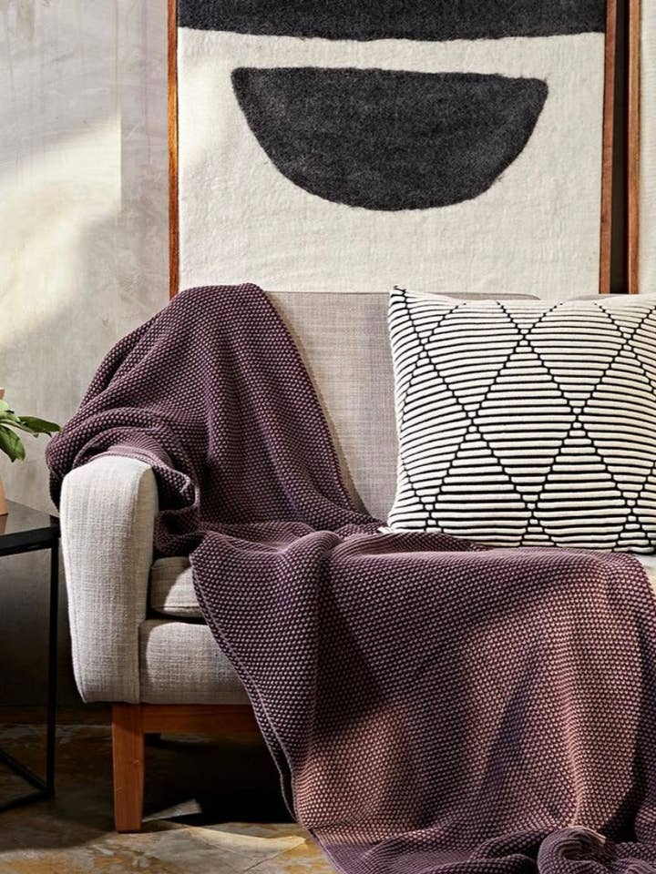 Illusion Cotton Knitted Scatter Throw Pillow Covers for wholesale by The African Home Goods