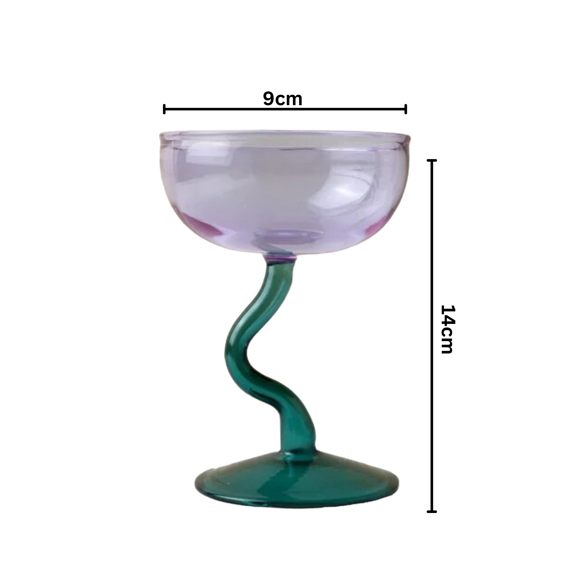 IVORE.GROUP (We cover All Import duty) – wholesale Cocktail/liquor glass – Candy Color Dessert Glass Cup0