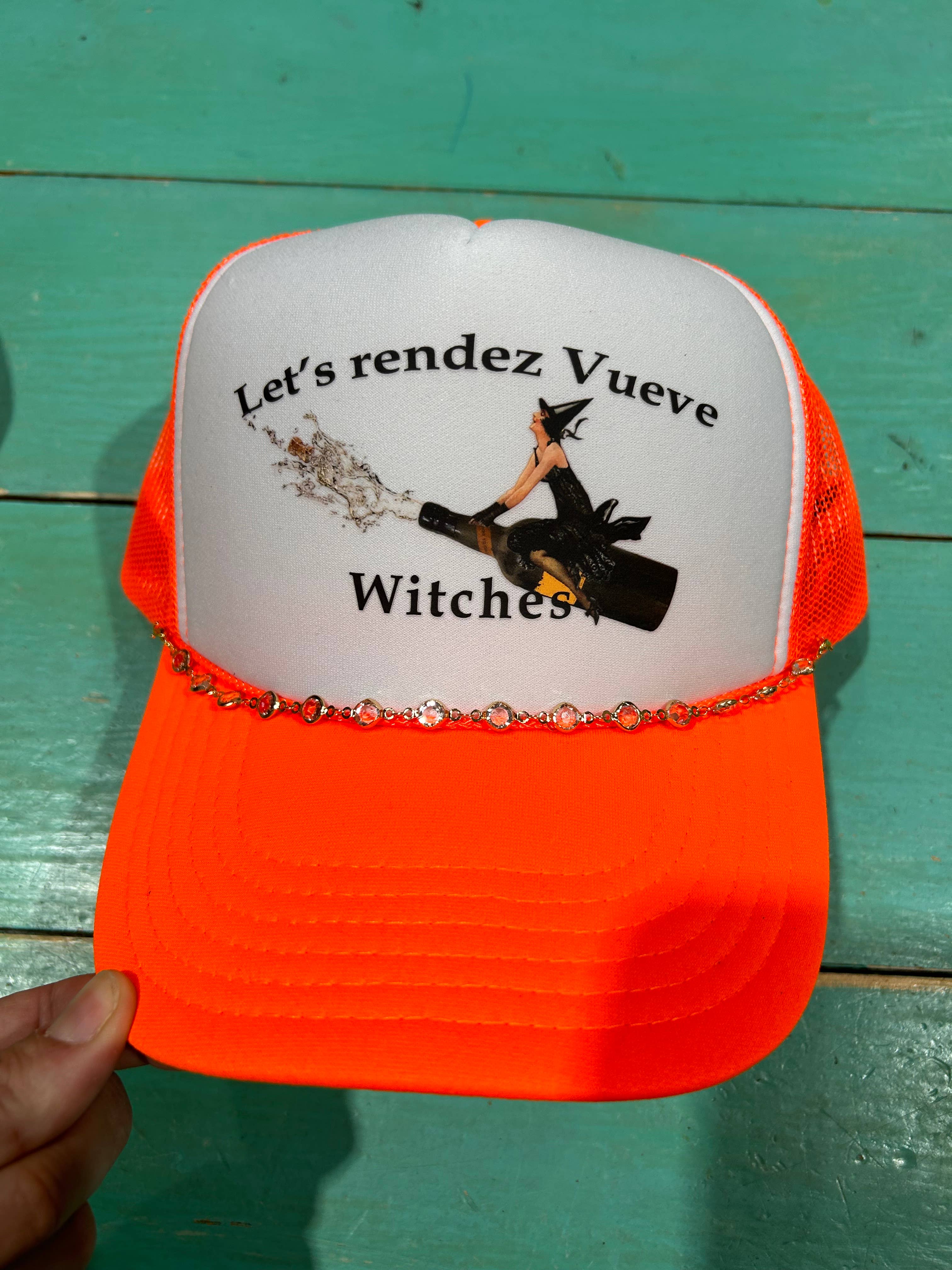 Vibes Hat Company - Wholesale Trucker Hat - Women's - Lets Rendez Vueve Witches Trucker | Spooky Caps | Halloween1