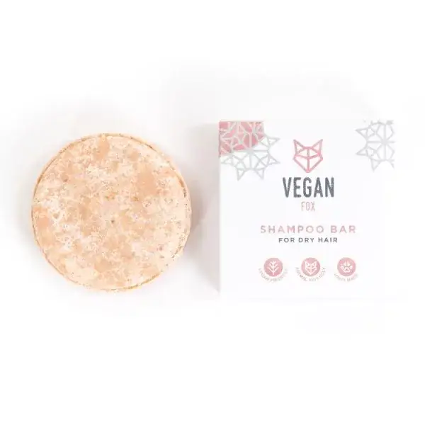Amber cosmetics Ltd (Vegan Fox) – wholesale Schampopuck/Schampo i fast form – Schampotvål för torrt hår med rosa lera3
