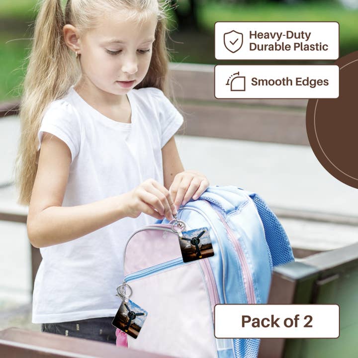 3dRose - Wholesale Keychain - Unisex - 3dRose, Abstracts of aviation - Propeller of a vintage aircraft. Color photo, Key Chain8