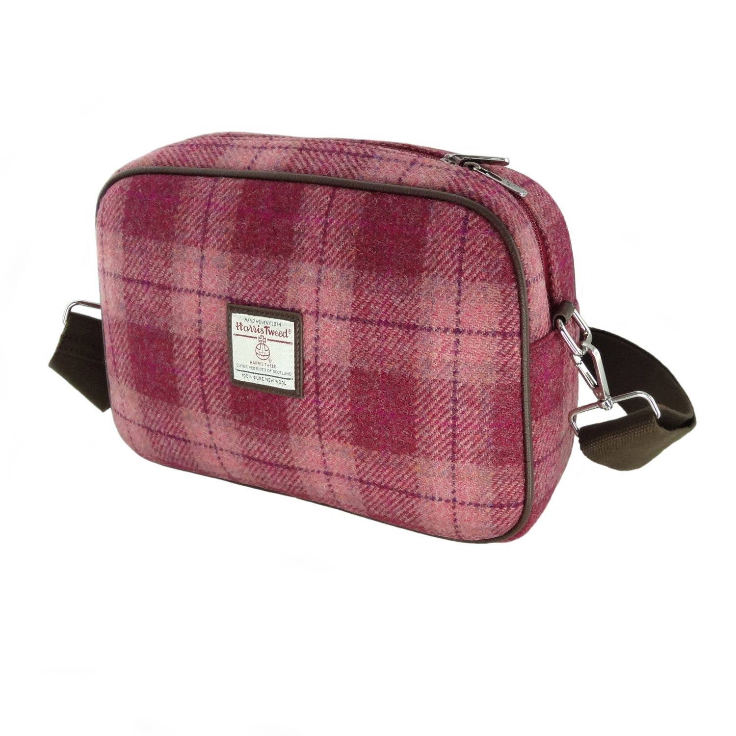 Glen Appin Of Scotland - Wholesale Shoulder Bag - Women's - LB1207 Harris Tweed 'Avon' Shoulder Bag with Canvas Strap7