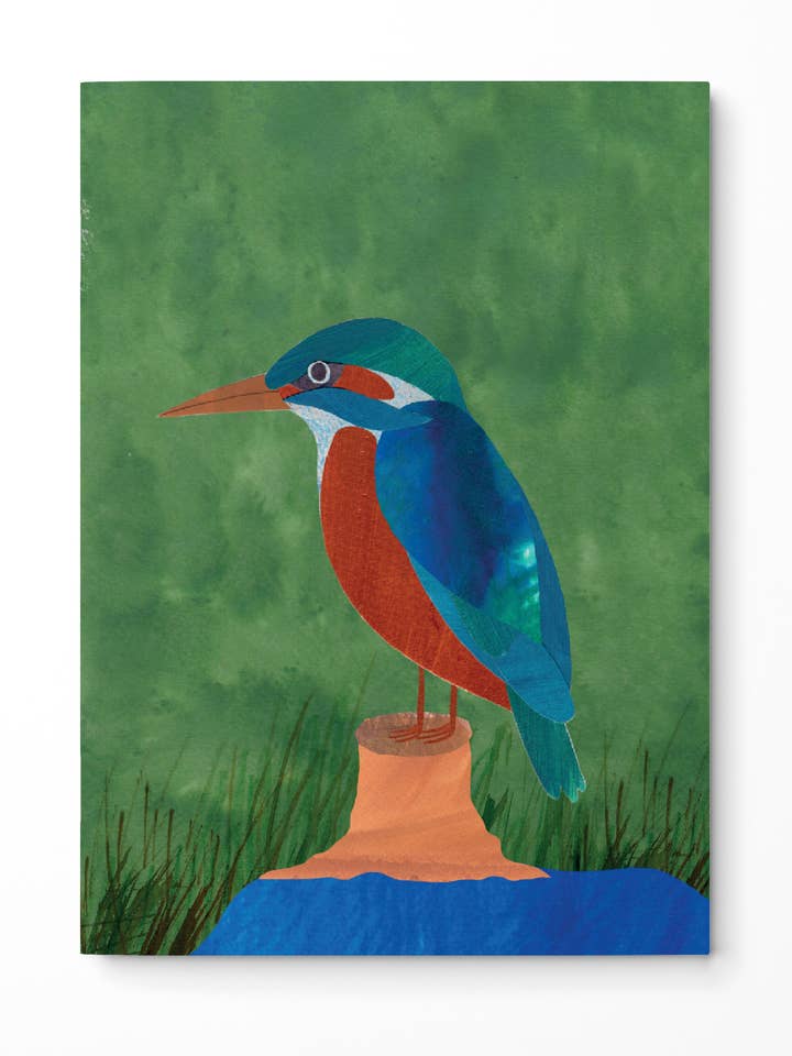 Kingfisher Notebook for wholesale by Siobhan Watt