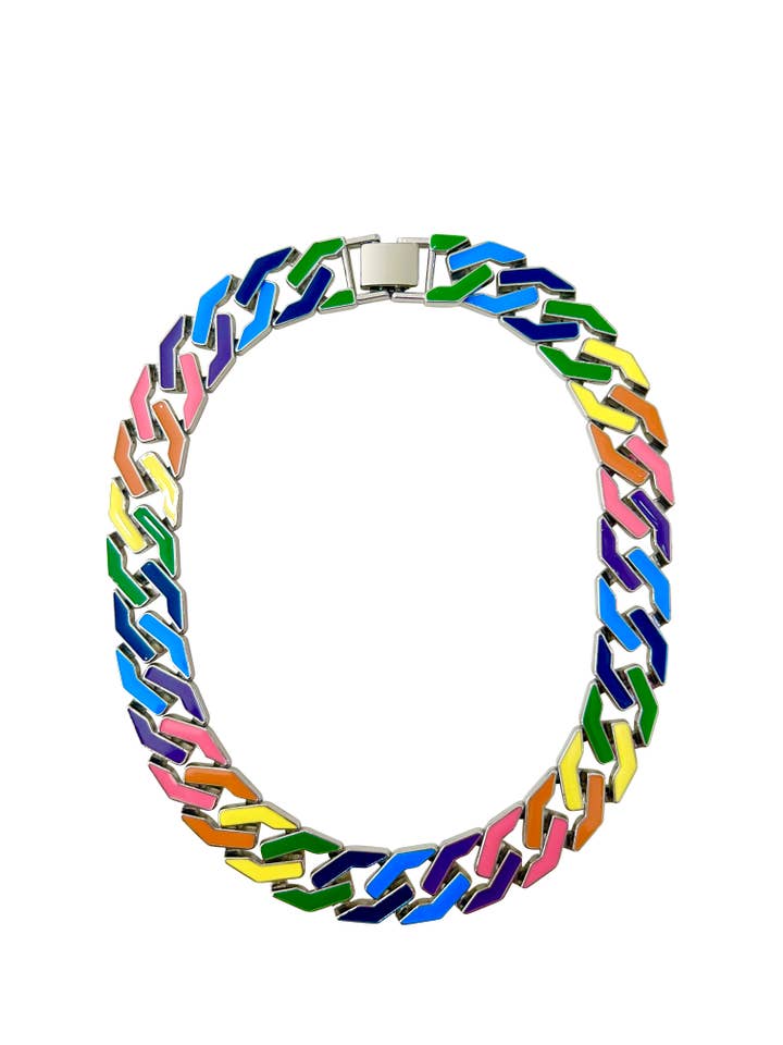 Collana Rainbow Link per la vendita all'ingrosso da parte di Gemelli