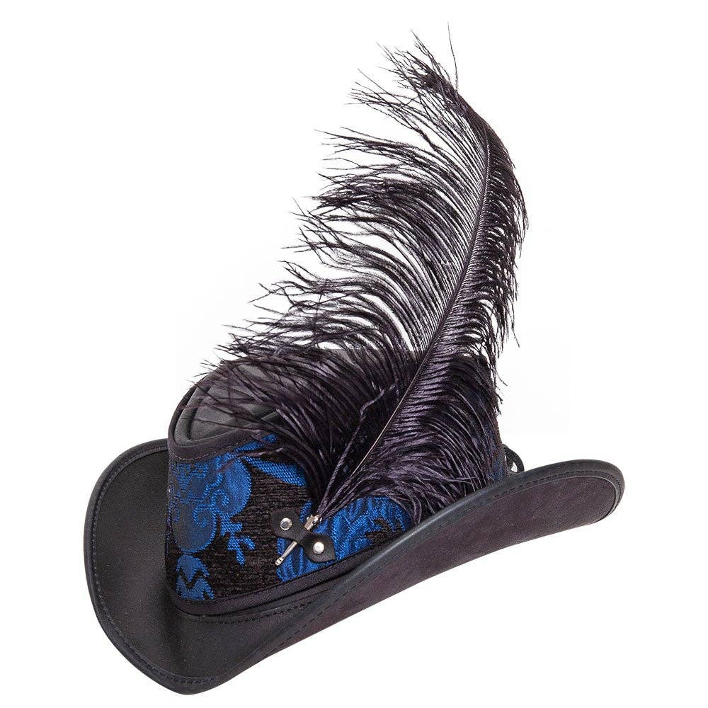 American Hat Makers - Vendita all'ingrosso Fedora - Unisex - Cappello da Festival in Pelle - Stile Reversibile Ren2